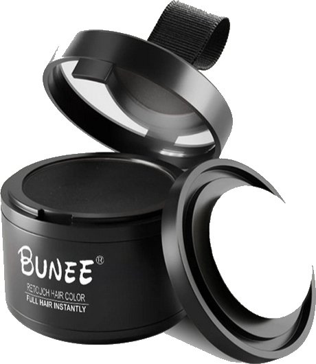 The BUNEE compact, with its mirror and applicator compartment