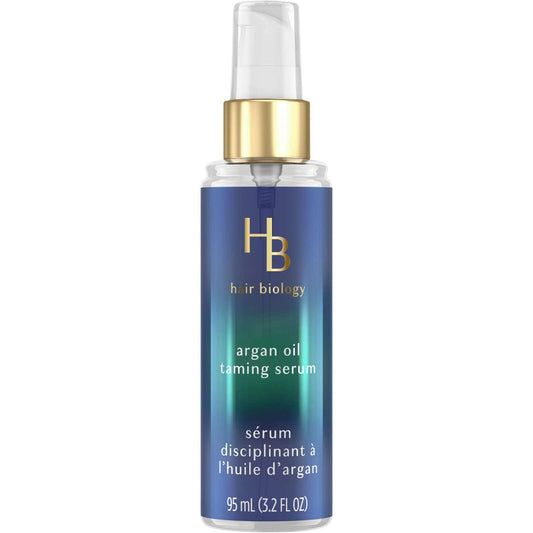 Hair Biology Argan Oil Taming Serum With Biotin For Dull, Frizzy Or Dry – 3.2 Fl Oz