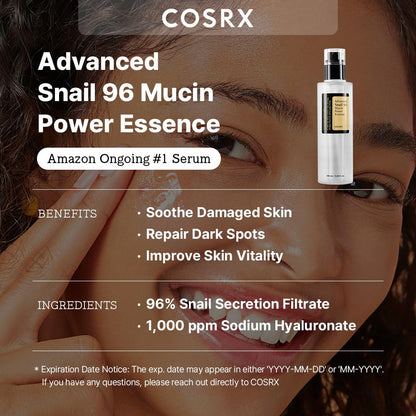 אסנס Snail 96 Mucin Power