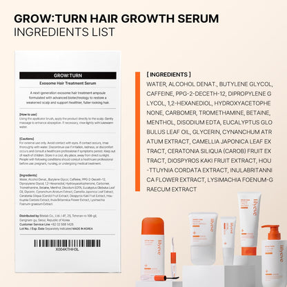 אמפולת מברשת לקרקפת Grow Turn Exosome