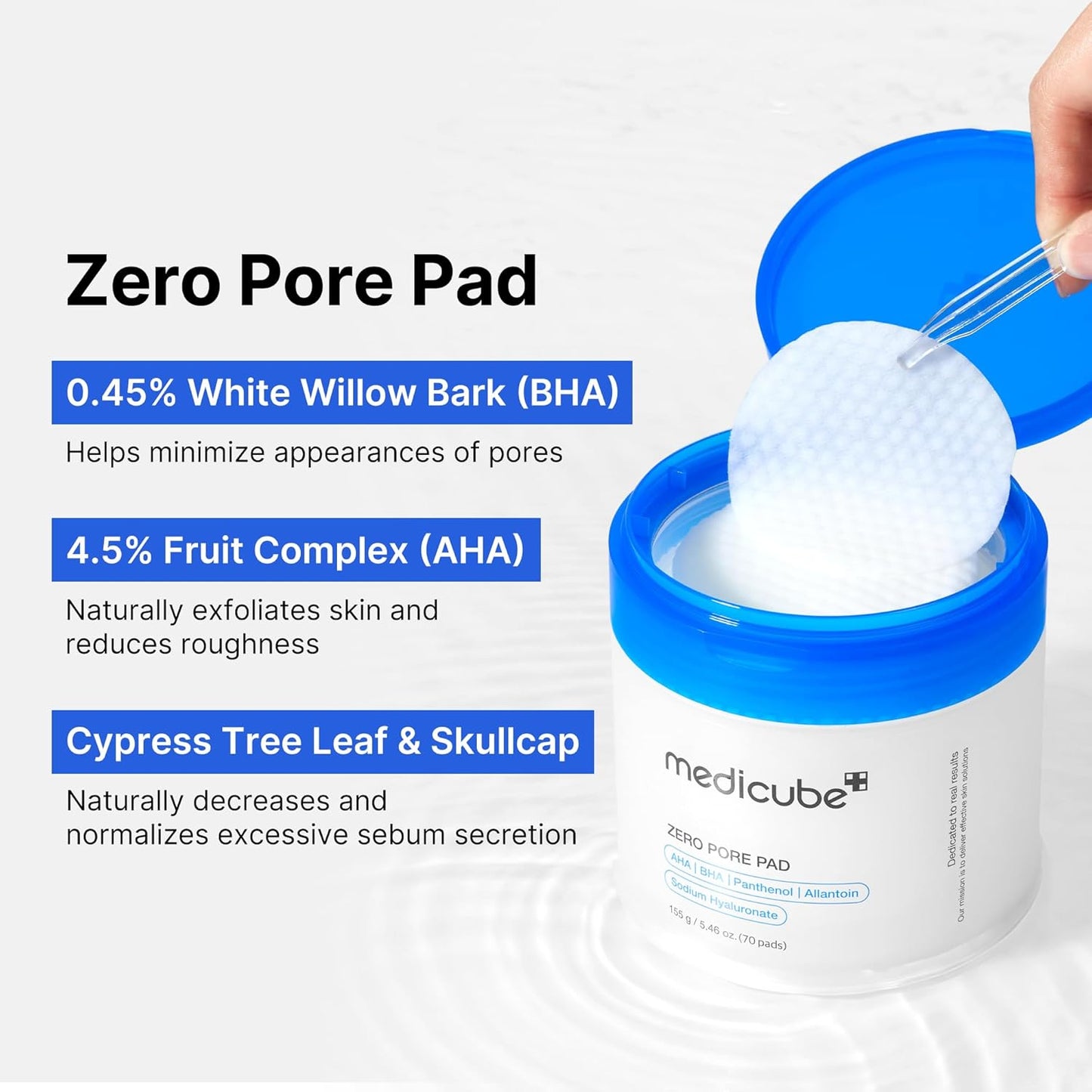 פדי טונר Zero Pore Pad 2.0