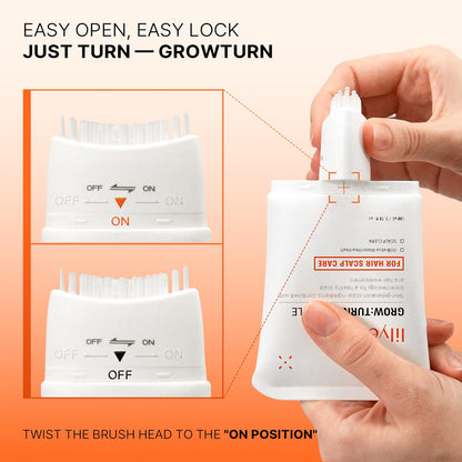 אמפולת מברשת לקרקפת Grow Turn Exosome
