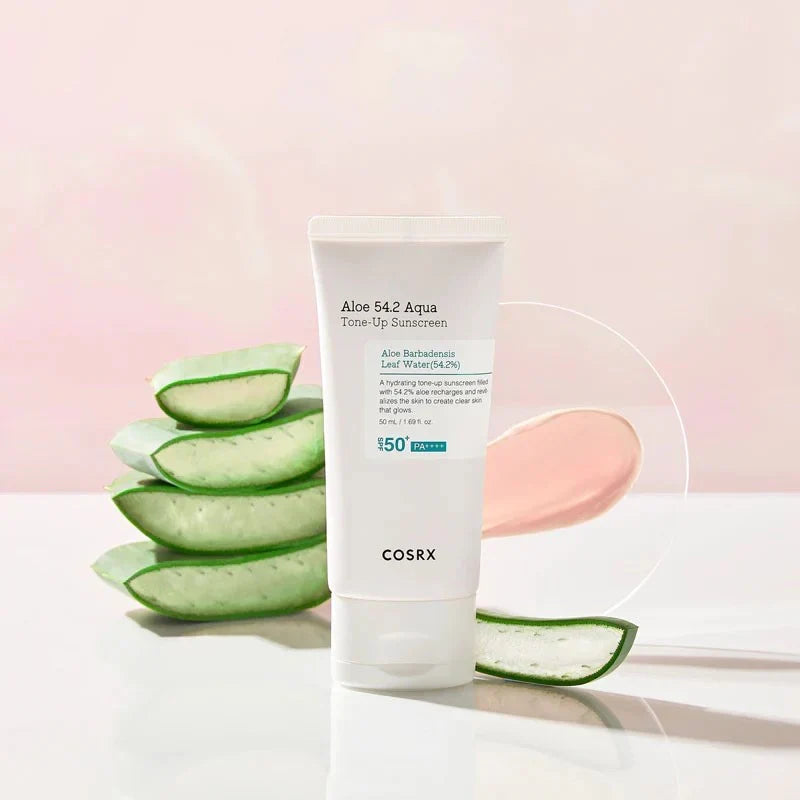 קרם הגנה Aloe 54.2 Aqua Tone-Up SPF50+ PA++++
