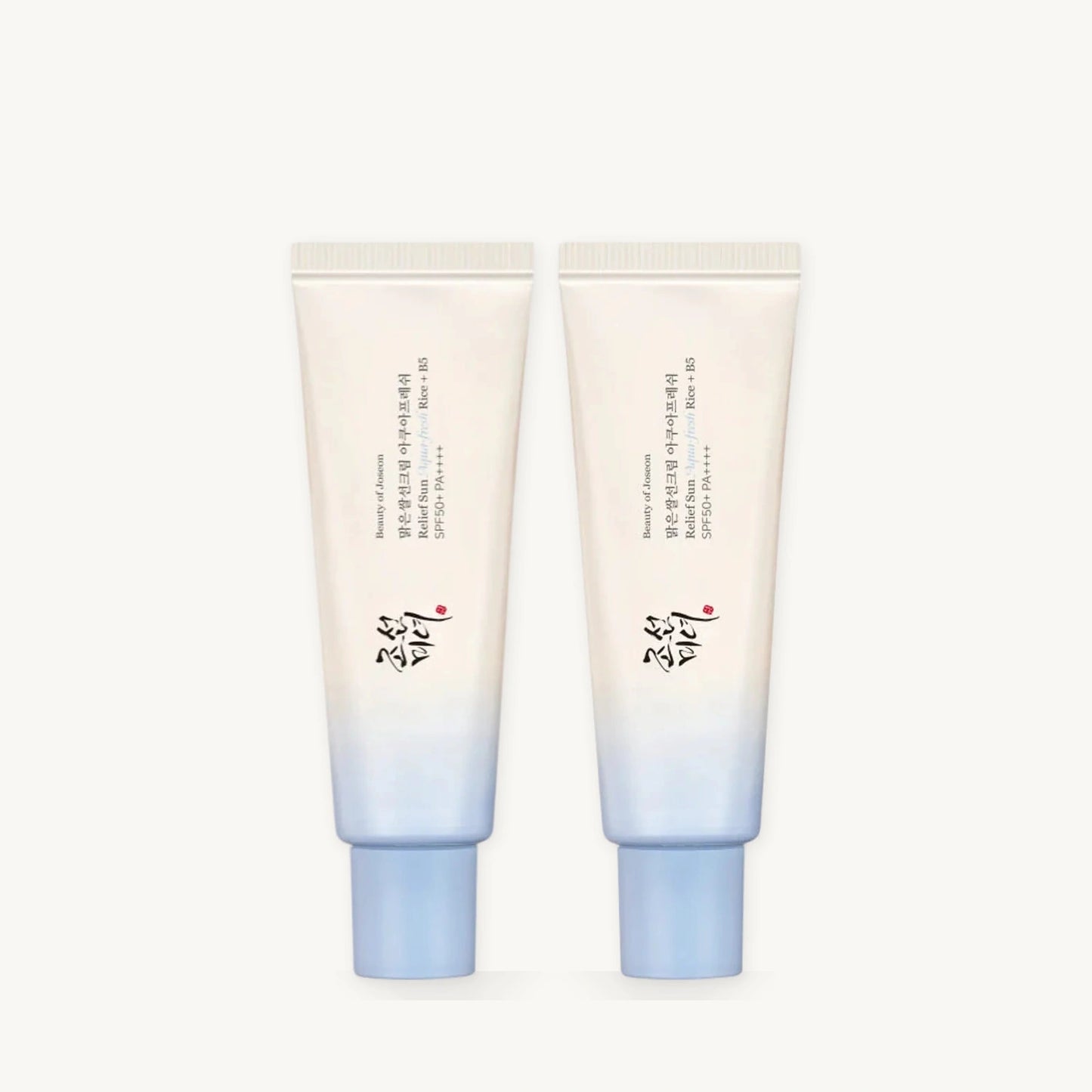 זוג קרמי הגנה Relief Sun Aqua-Fresh Rice + B5 SPF50+ PA++++ של Beauty of Joseon