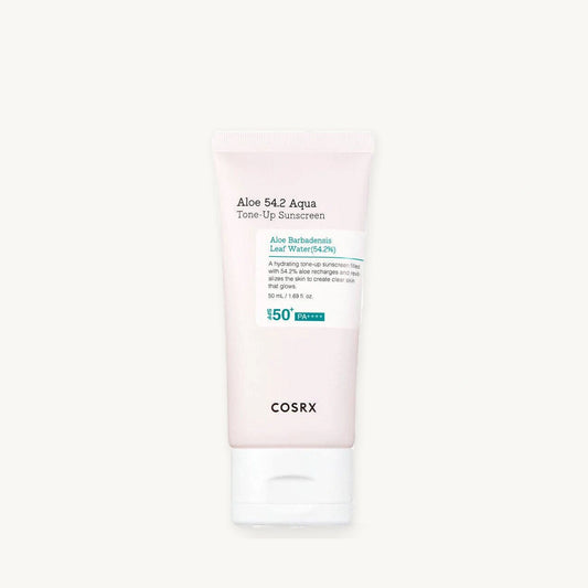 קרם הגנה Aloe 54.2 Aqua Tone-Up SPF50+ PA++++ של COSRX