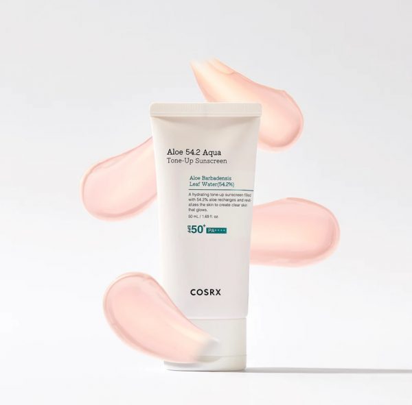 קרם הגנה Aloe 54.2 Aqua Tone-Up SPF50+ PA++++