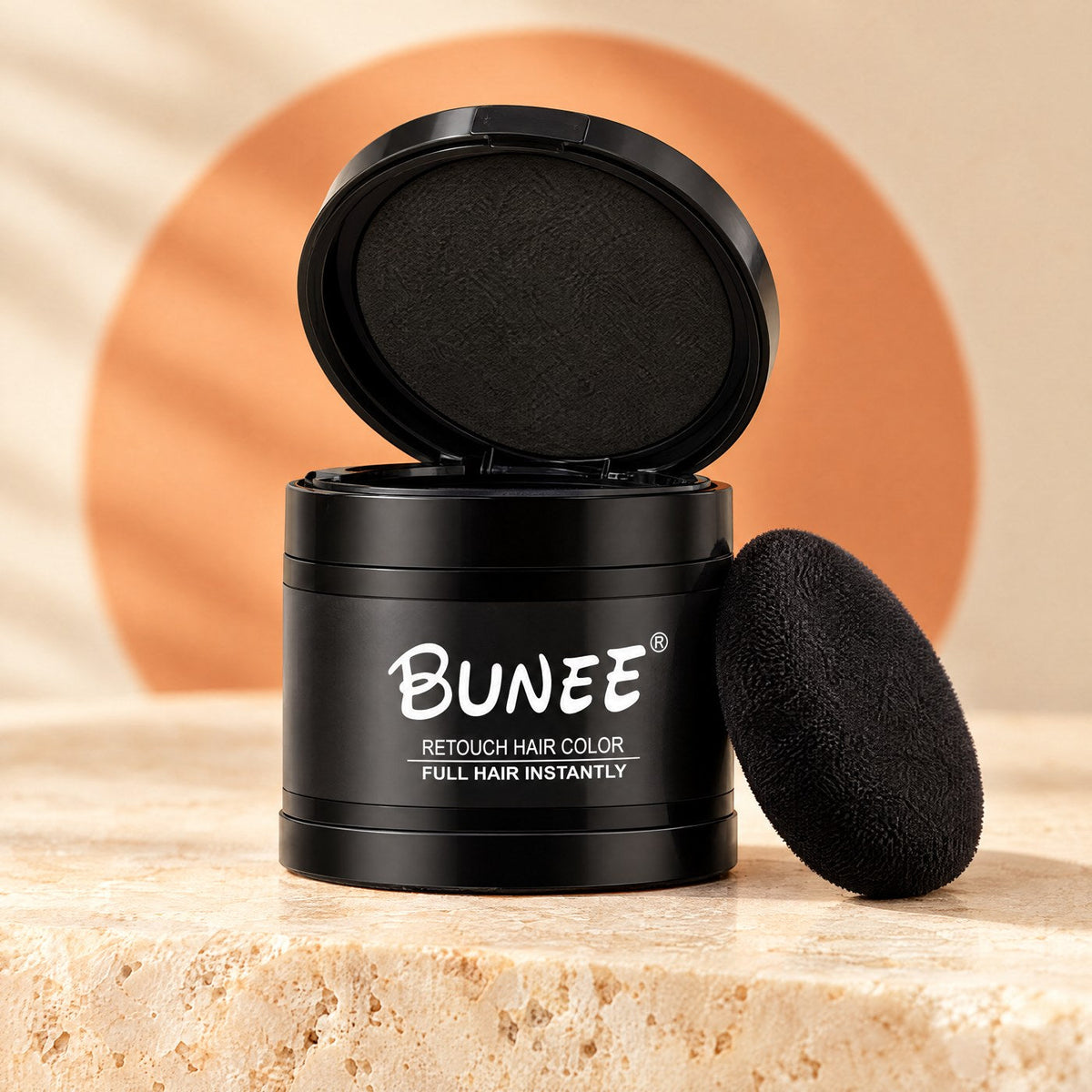 אבקת כיסוי שורשים BUNEE, גוון שחור