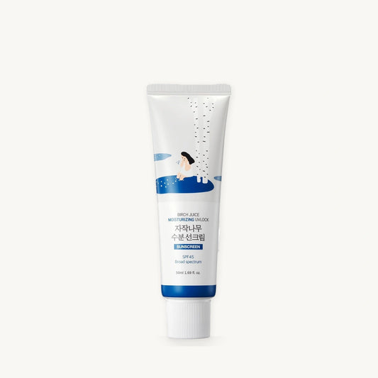 קרם הגנה Birch Juice UV Lock SPF45 של Round Lab